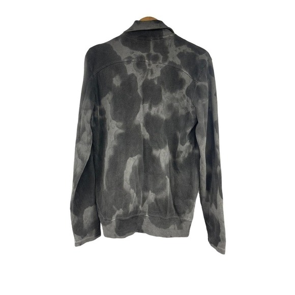 Freddy Hand Dyed Sweatshirt Jacket Gray Tie Dye Effect Womens Extra Large NWT - Picture 7 of 9